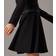 Calvin Klein Flared Punto Logo Dress - Black (IG0IG02666-BEH)