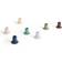Hay Tube Candleholder Concrete Small H5.5 x D5.5 x W5.5 cm - Lime Yellow Värmeljuslykta