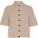 Gestuz AlphaGZ SS Short Cardigan With High Sand Melange