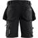 Blåkläder 1988 4-Way Stretch X1900 Craftsman Shorts - Black