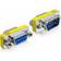 DeLock Angled DB-9-DB-9 M-F Adapter