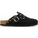 Birkenstock Boston Rivets Suede Leather - Black