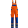 Mascot 07169-860 Compete Bib & Brace Overalls - Orange/Royal