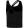 Nike Kid's One Fitted Dri-FIT Tank Top - Black/White (FZ5598-010)