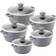 Sq Professional Nessa Granum Serizzo Grey Cookware Set with lid 5 Parts