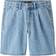 LMTD Kim Long Pleat Shorts - Medium Blue Denim (13241367)