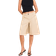PrettyLittleThing Extreme Wide Leg Longline Shorts - Camel
