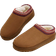 Shein 2025/2025 New Fluffy Slip-On Slippers For Women - Camel