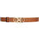 Ferragamo Women's Gancini Reversible Belt - Sella/Black