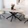 Wilko Blaine Stone/Black Dining Table
