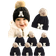 Shein Baby Letter Knitted Hat Soft Warm Comfortable Autumn Winter Black