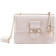 River Island Patent Panelled Shoulder Bag - Cream
