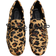 H&M Dam Loafers Läder - Beige/Leopardmönstrad