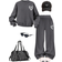 Shein Young Girl Heart Print Knitted Solid Loose Butterfly Sleeve Sweatshirt & Wide Leg Sweats 2-piece Set
