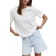 Stradivarius D93 Longline Denimshorts - Lyseblå