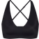 SKIMS x Nike Shine V Neck Bra - Obsidian