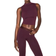 SKIMS x Nike Vintage Seamless Mock Neck Bra Top - Currant