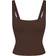SKIMS x Nike Matte Square Neck Tank - Dark Sepia