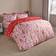 OHS Gingerbread Man Candy Cane Double Duvet Cover Pink