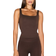 SKIMS x Nike Matte Square Neck Tank - Dark Sepia