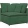 vidaXL Modulsofa Med Hynder Fløjlsstof Mørkegrøn Sofa