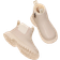 Shein Fashionable Thickened Warm Unisex Kids Casual Boots Beige