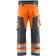 Blåkläder 1566 Hi-Vis Trousers - Orange/Mid Grey