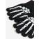 H&M Printed Gloves - Black/Glow In The Dark (1181065001)