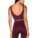 SKIMS x Nike Matte V Neck Bra Top - Currant