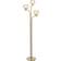 Corrigan Studio Litchford Brushed Brass Floor Lamp