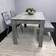 Kosy Koala Wooden Table with 2 Chairs and 1 Bench Grey Dining Set 4pcs