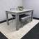 Kosy Koala Wooden Table with 2 Chairs and 1 Bench Grey Dining Set 4pcs