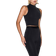 SKIMS x Nike Vintage Seamless Mock Neck Bra Top - Obsidian