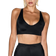 SKIMS x Nike Shine V Neck Bra - Obsidian