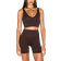 SKIMS x Nike Matte V Neck Bra Top - Dark Sepia