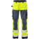 Fristads 2585 Flame Work Trousers - High Vis Yellow/Navy