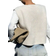 Shein Siren Gaze Women's Casual Solid Color Short Knitted Vest Apricot Knitted Cardigan Metal Button Style Knitted Vest Jacket In Fall/Winter