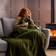 Silentnight Luxury Heated Throw Green
