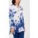 Blue Vanilla Women's Oversized Metalic Stitch Shirt - Navy