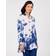 Blue Vanilla Women's Oversized Metalic Stitch Shirt - Navy