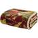 Deyongs Rust Winter Leaves Throw 130 x 170 cm Blankets Orange