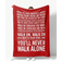 Shein Cartoon Inspirational Liverpool Slogan Multicolor Blankets Multicolour