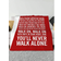Shein Cartoon Inspirational Liverpool Slogan Multicolor Blankets Multicolour