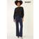Roman Bootcut Crepe Stretch Trousers - Navy