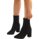Shein 2025 Classic New Pointed Toe Chunky Heel Women Ankle Boots - Black