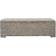 vidaXL Box Grey 110 cm Natural Kubu Rattan Solid Wood Storage Bench