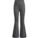 Shein pcs Tween Girls Casual Crew Neck Ruched Long Sleeve Fitted Knit Top Bell Bottom Pants Set