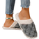 Shein Women Fashion Comfy Round Fluffy Lined Warm Backless House Slippers - Grey