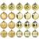 IKEA Vinterfint Ball Gold Christmas Tree Ornament 20pcs