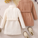 Shein pcs Set Baby Girls Knitted Long Sleeve High Neck Loose Dress Suitable For Outings And Parties AutumnWinter
